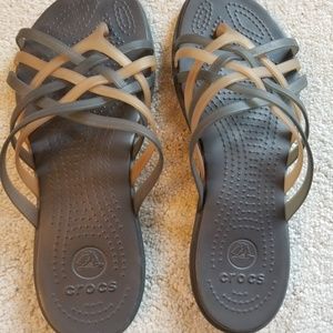 Crocs thong flip flops